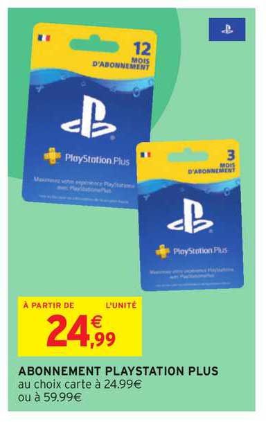 abonnement playstation plus
