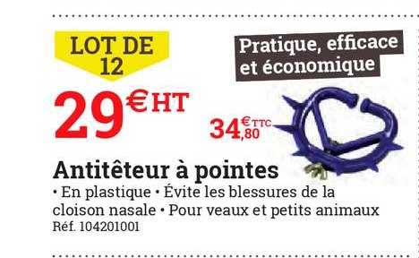 antitêteur à pointes