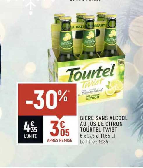 Bière Sans Alcool Au Jus De Citron Tourtel Twis