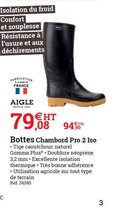 bottes chambord pro 2 iso