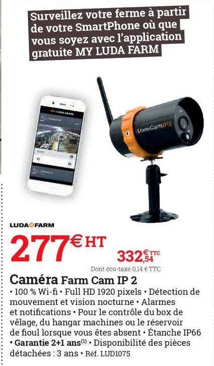 caméra farm cam ip 2