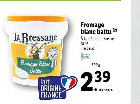 fromage blanc battu la bressane