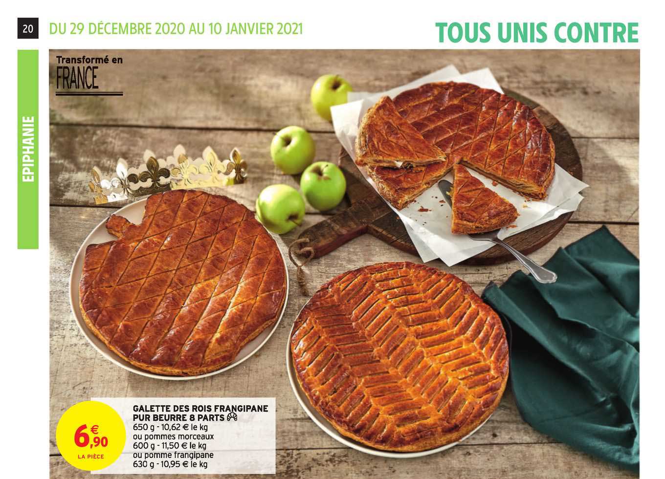 galette des rois frangipane pur beurre 8 parts