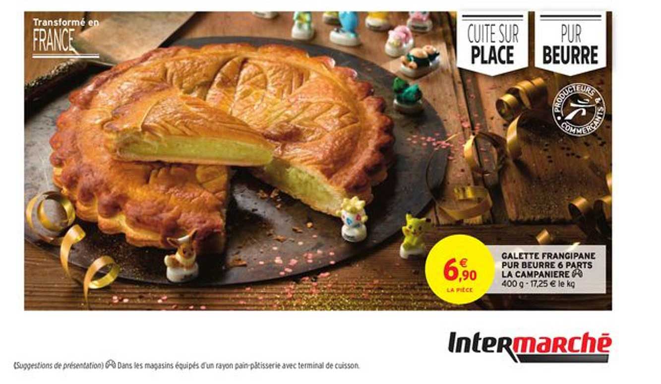 galette frangipane pur beurre 6 parts la campanière