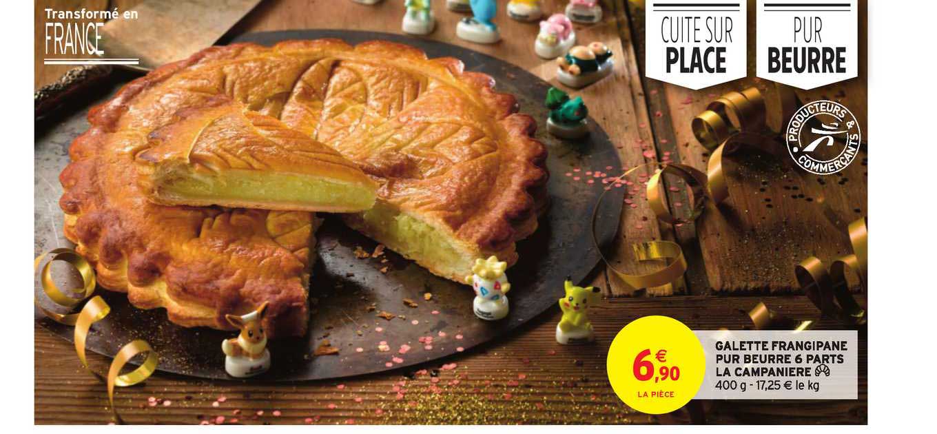 galette frangipane pur beurre 6 parts la campanière