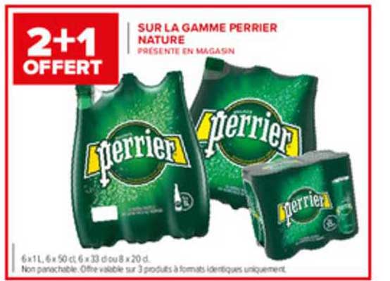 Gamme Perrier Nature