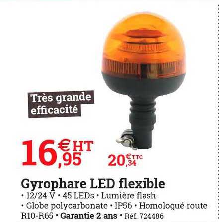 gyrophare led flexible