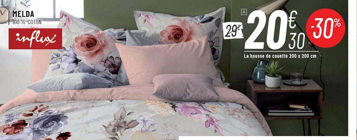 Housse De Couette 200 X 200 Cm Influx