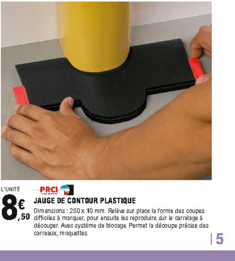 Jauge De Contour Plastique Prci
