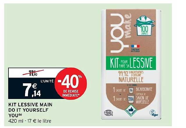 kit lessive main do it yourself you -40% de remise immédiate