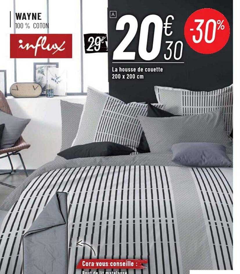 la housse de couette 200 x 200 cm wayne influx