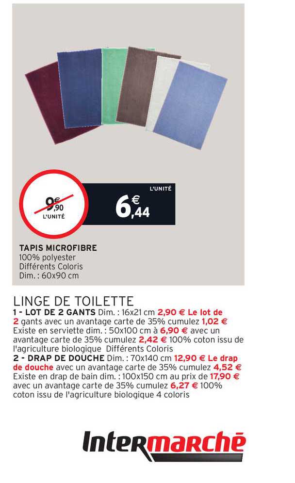 Linge De Toilette Tapis Microfibre