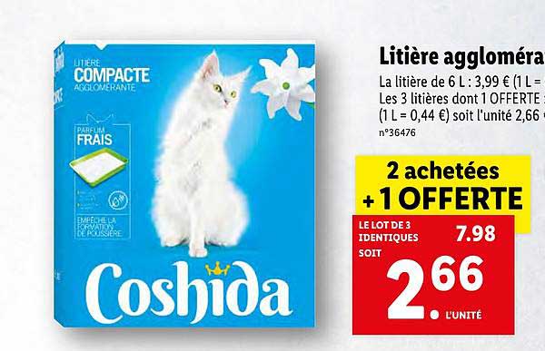 Litière Agglomérante Coshida