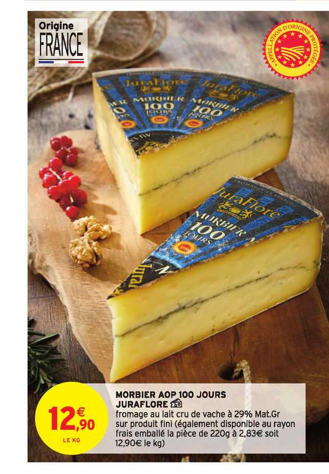 morbier aop 100 jours juraflore