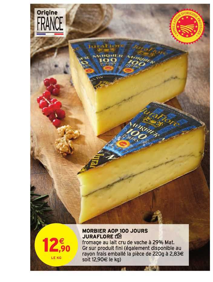 morbier aop 100 jours juraflore