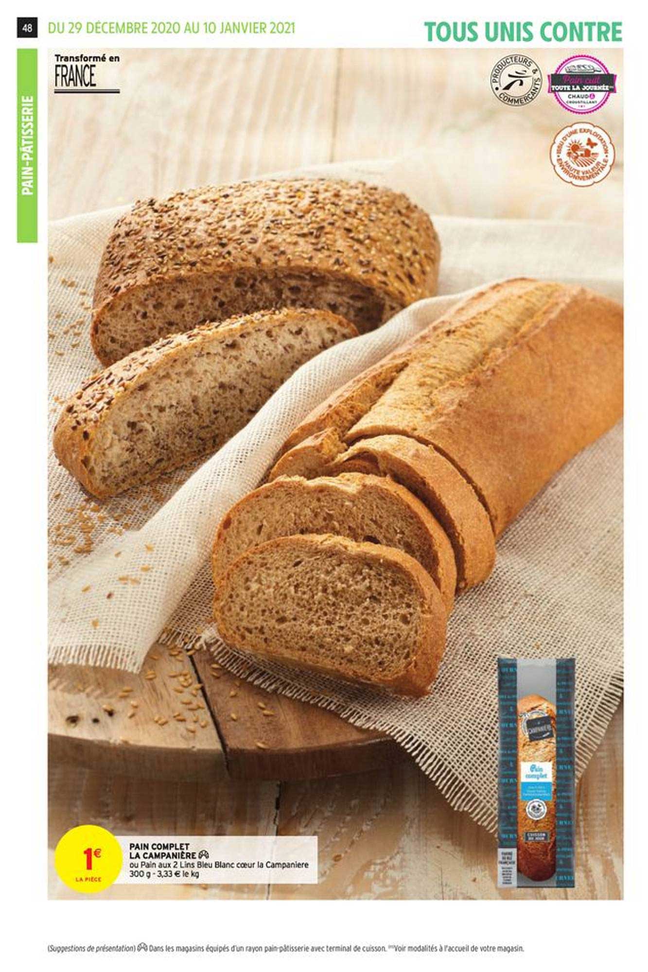 pain complet la campanière