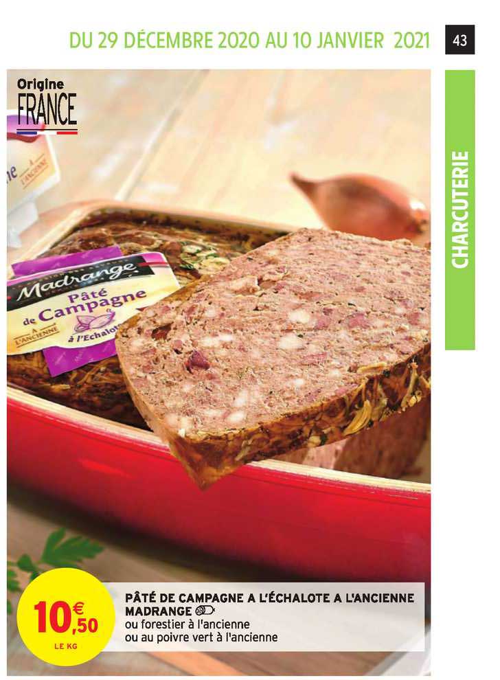 Pâté De Campagne à L'échalote à L'ancienne Madrange