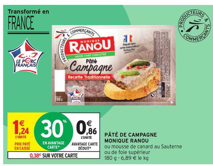 Pâté De Campagne Monique Ranou