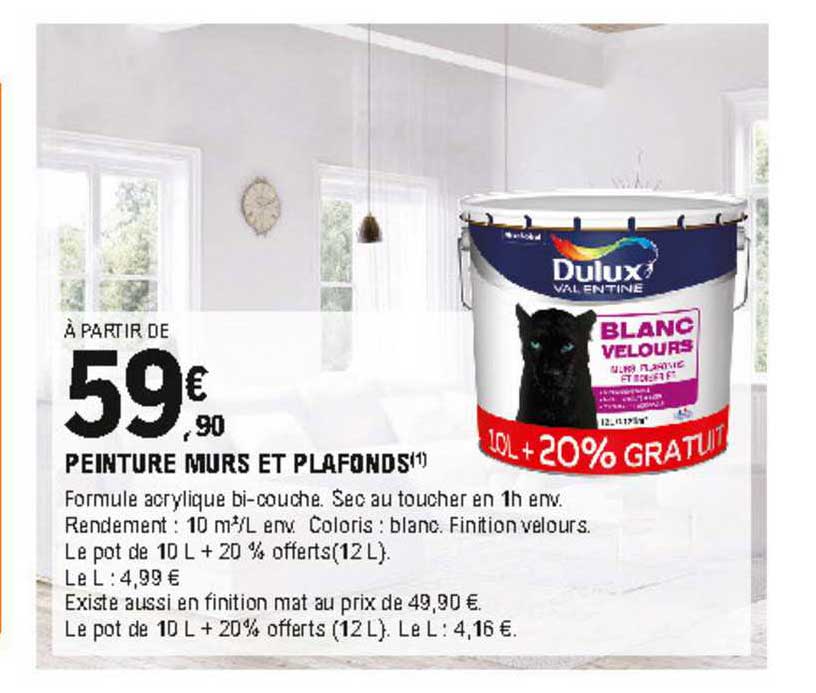 Peinture Murs Et Plafonds Dulux