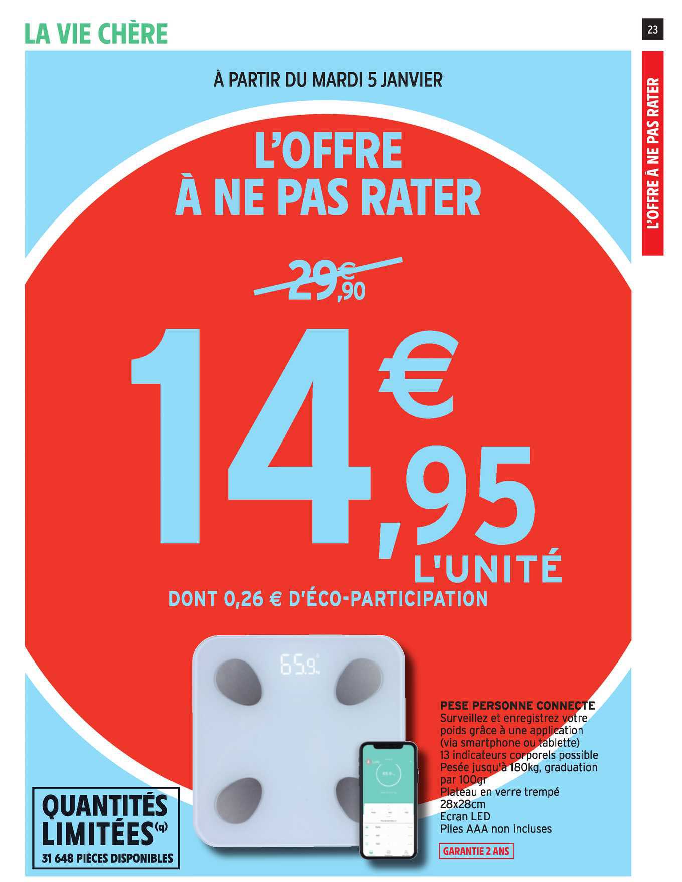 pèse personne connecté