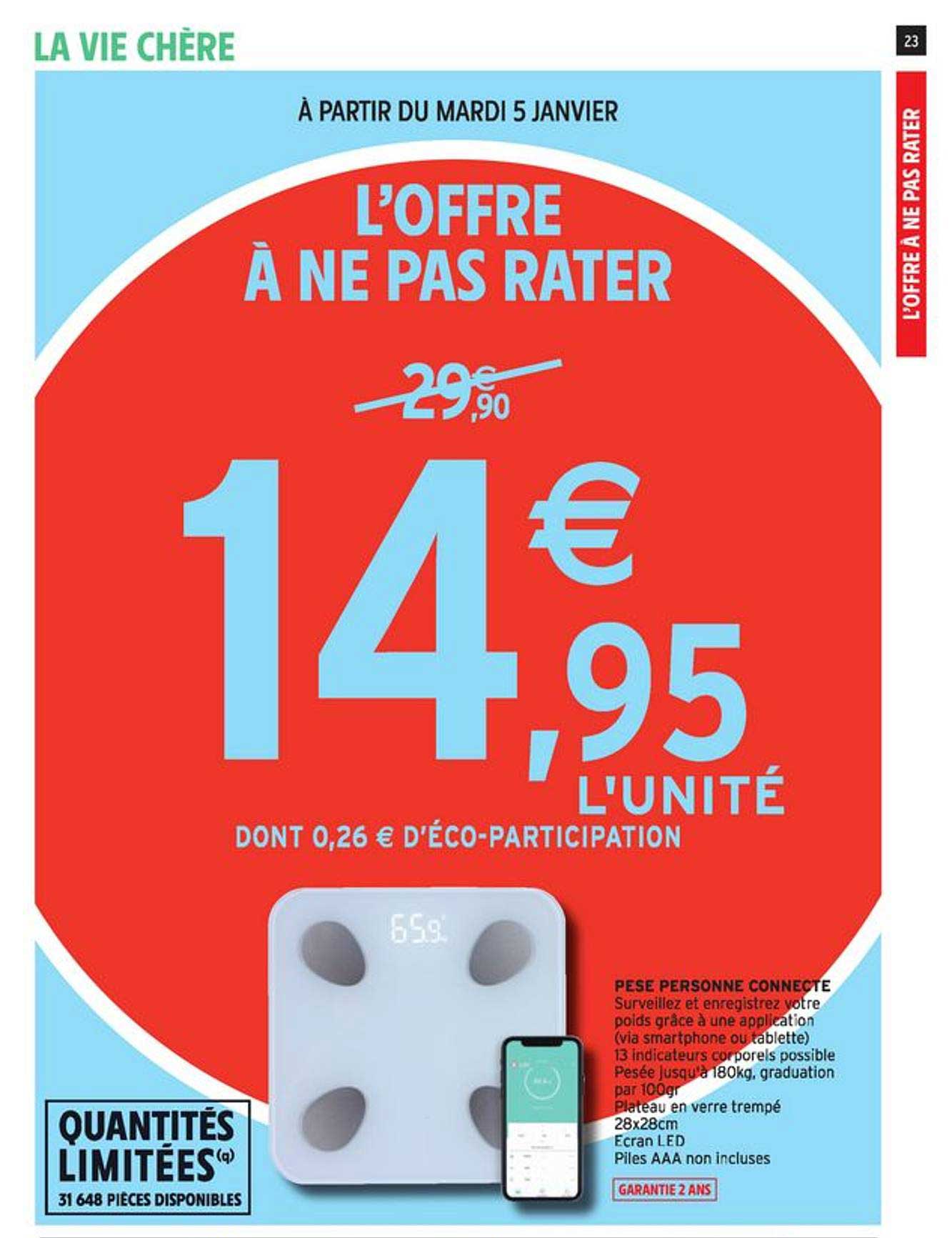 pèse personne connecté