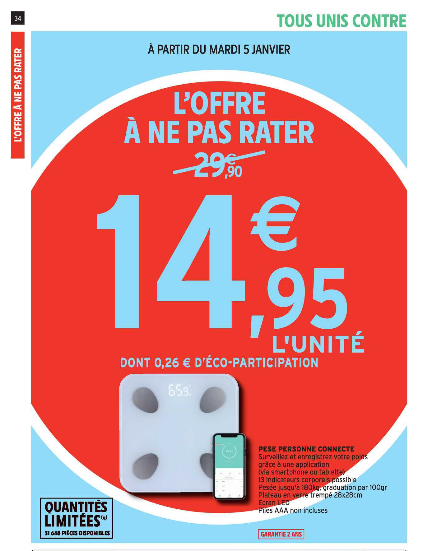 pèse personne connecté