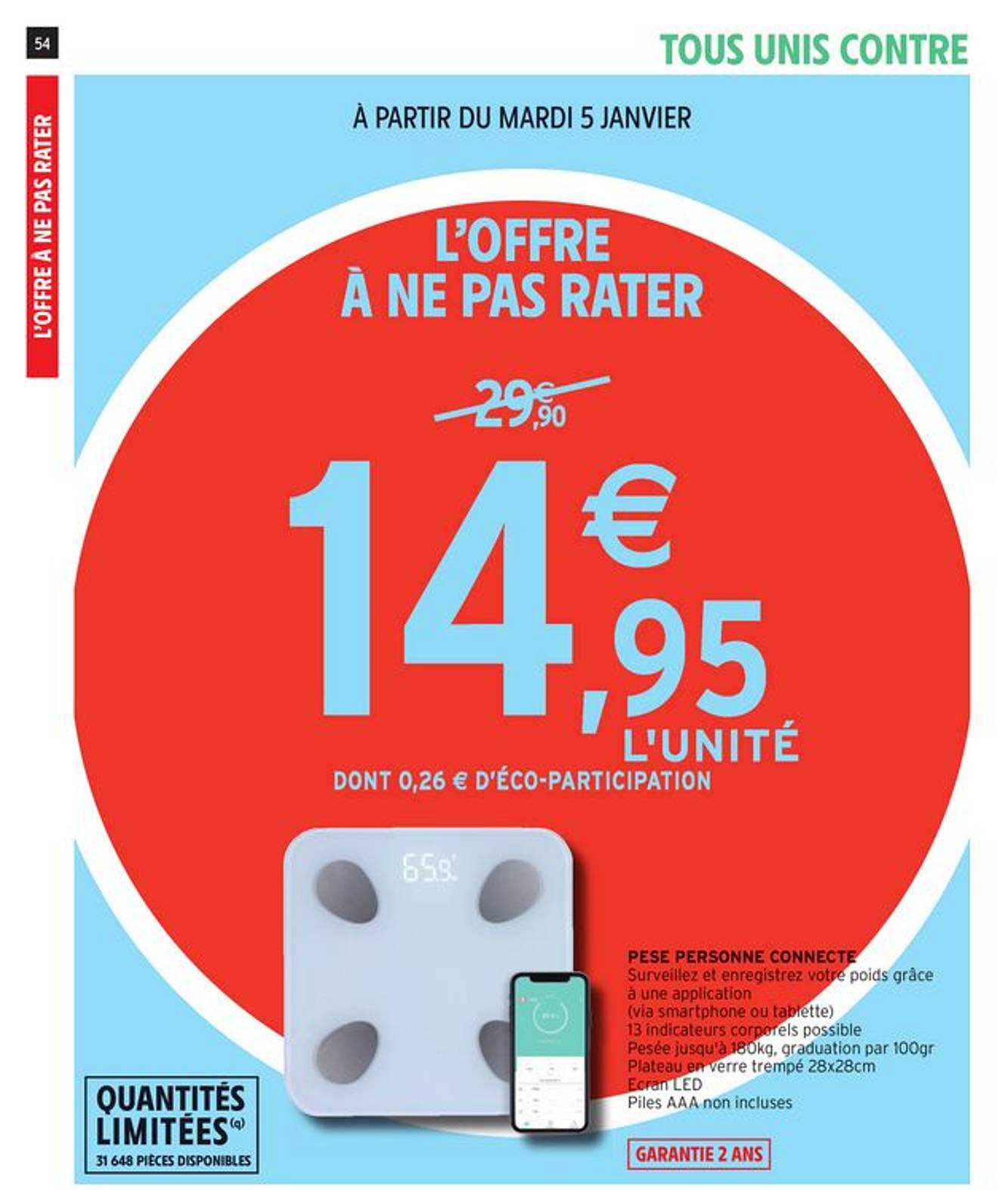 Pèse Personne Connecté