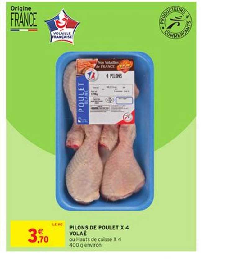 Pilons De Poulet X4 Volaé