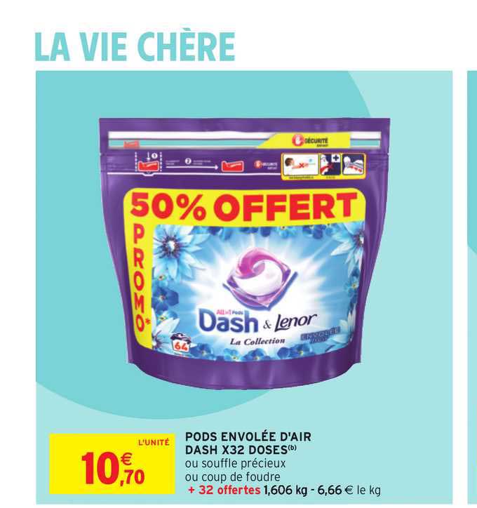 pods envolée d'air dash x32 doses