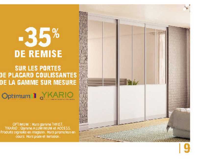 portes de placard coulissantes de la gamme sur mesure optimum, ykario