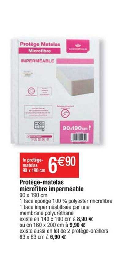 protège-matelas microfibre imperméable