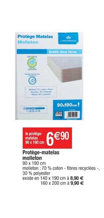 protège-matelas molleton