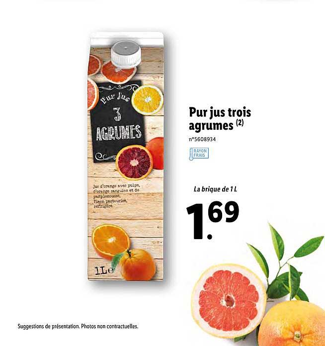 pur jus trois agrumes
