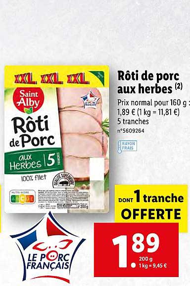 rôti de porc aux herbes saint alby