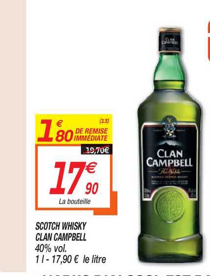 scotch whisky clan campbell