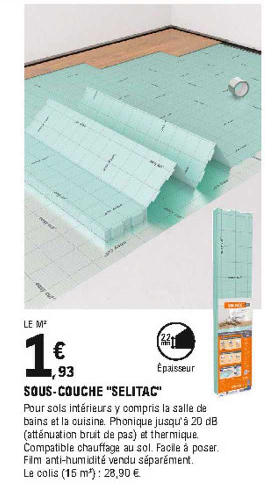 sous-couche "selitac"