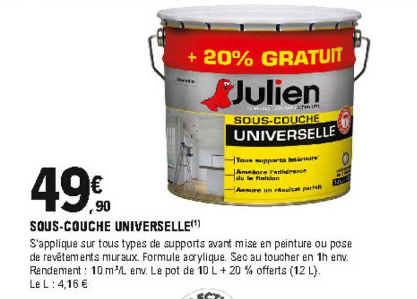 sous-couche universelle julien