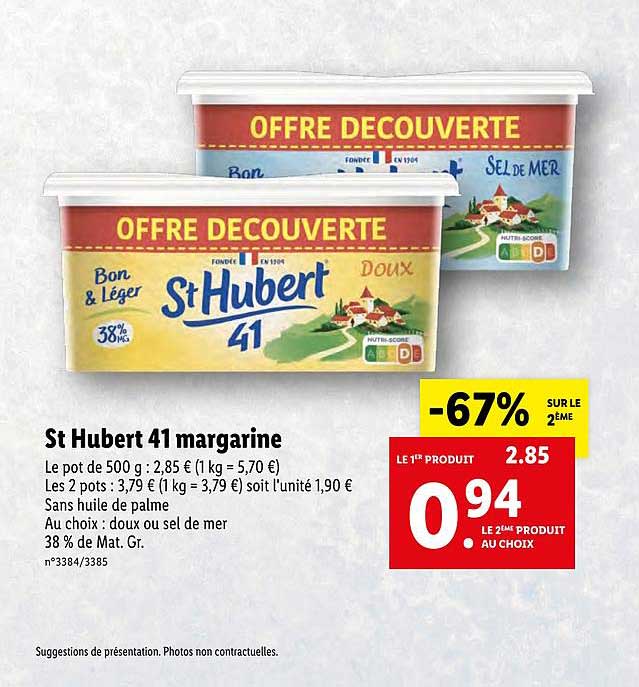 st hubert 41 margarine