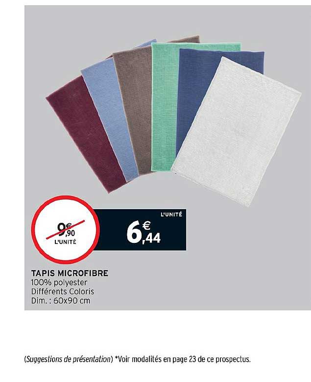 Tapis Microfibre
