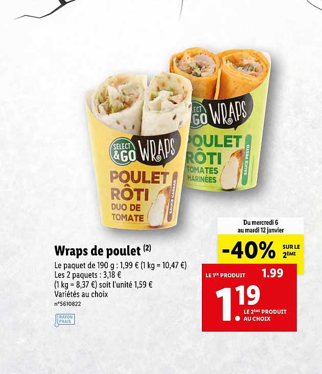 Wraps De Poulet