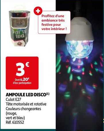 ampoule led disco