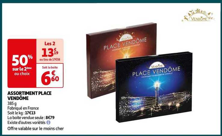 assortiment place vendôme