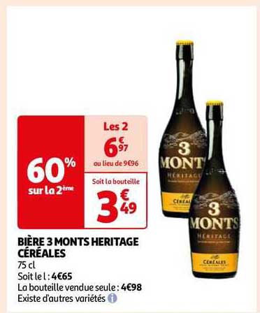 bière 3 monts heritage céréales
