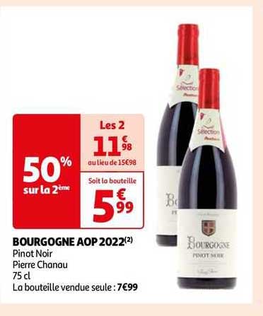 bourgogne aop 2022 pinot noir pierre chanau