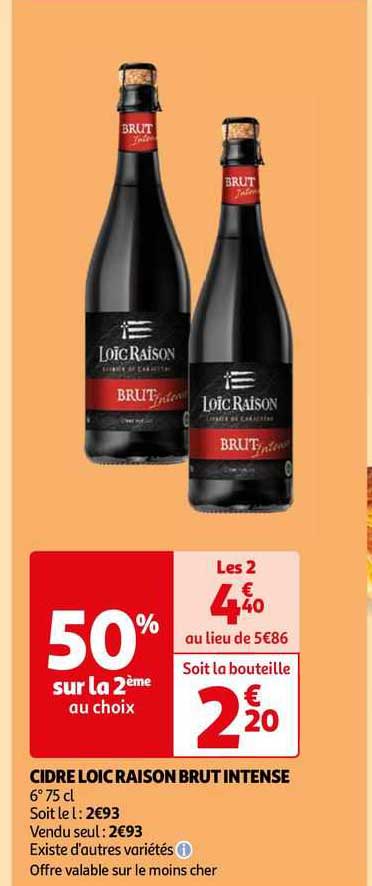 cidre loic raison brut intense