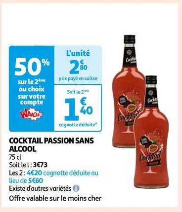 Cocktail Passion Sans Alcool