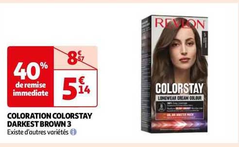 coloration colorstay darkest brown 3