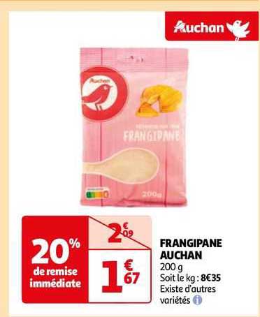 frangipane auchan