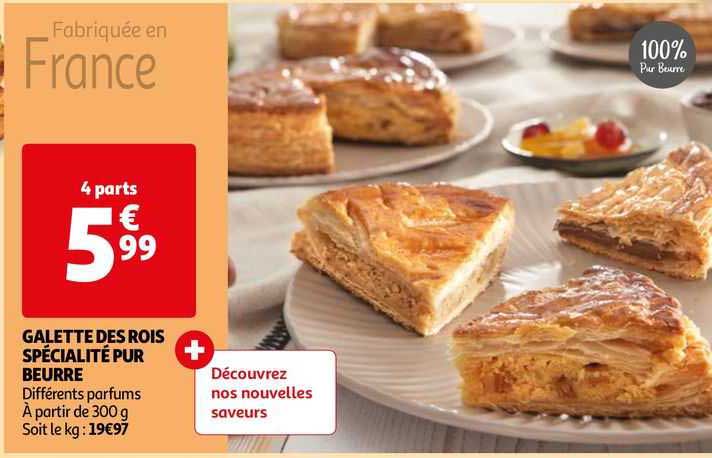 galette des rois spécialité pur beurre