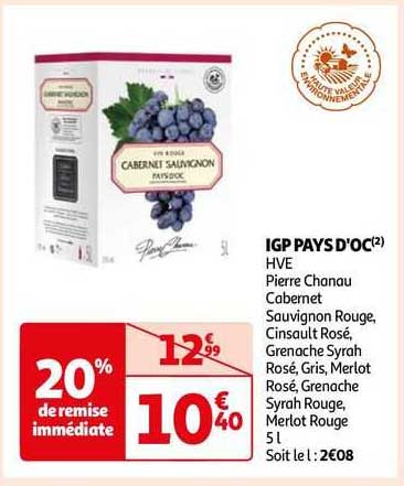 igp pays d'oc hve pierre chanau